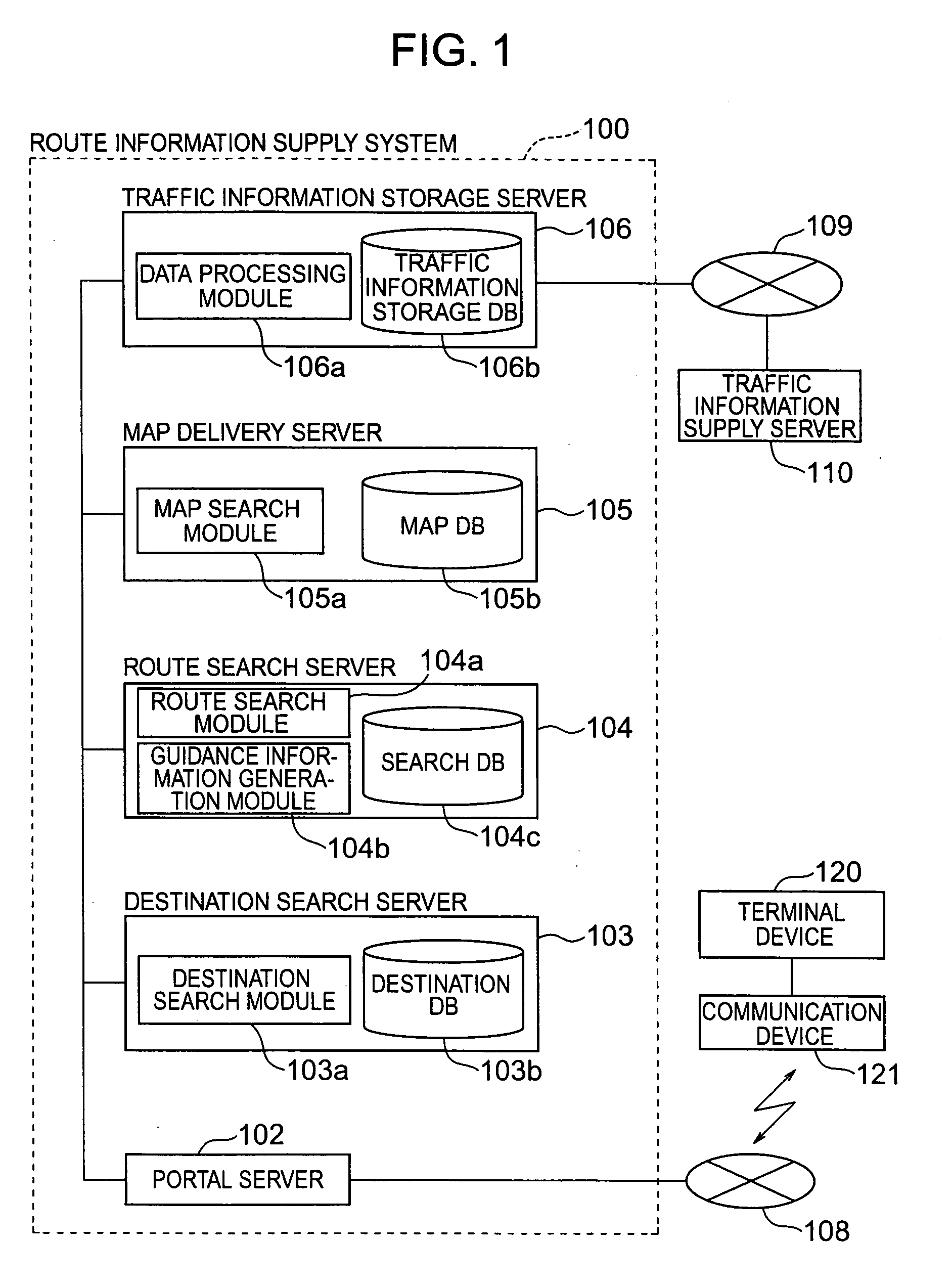 Method and apparatus for communicating map and route guidance information for vehicle navigation