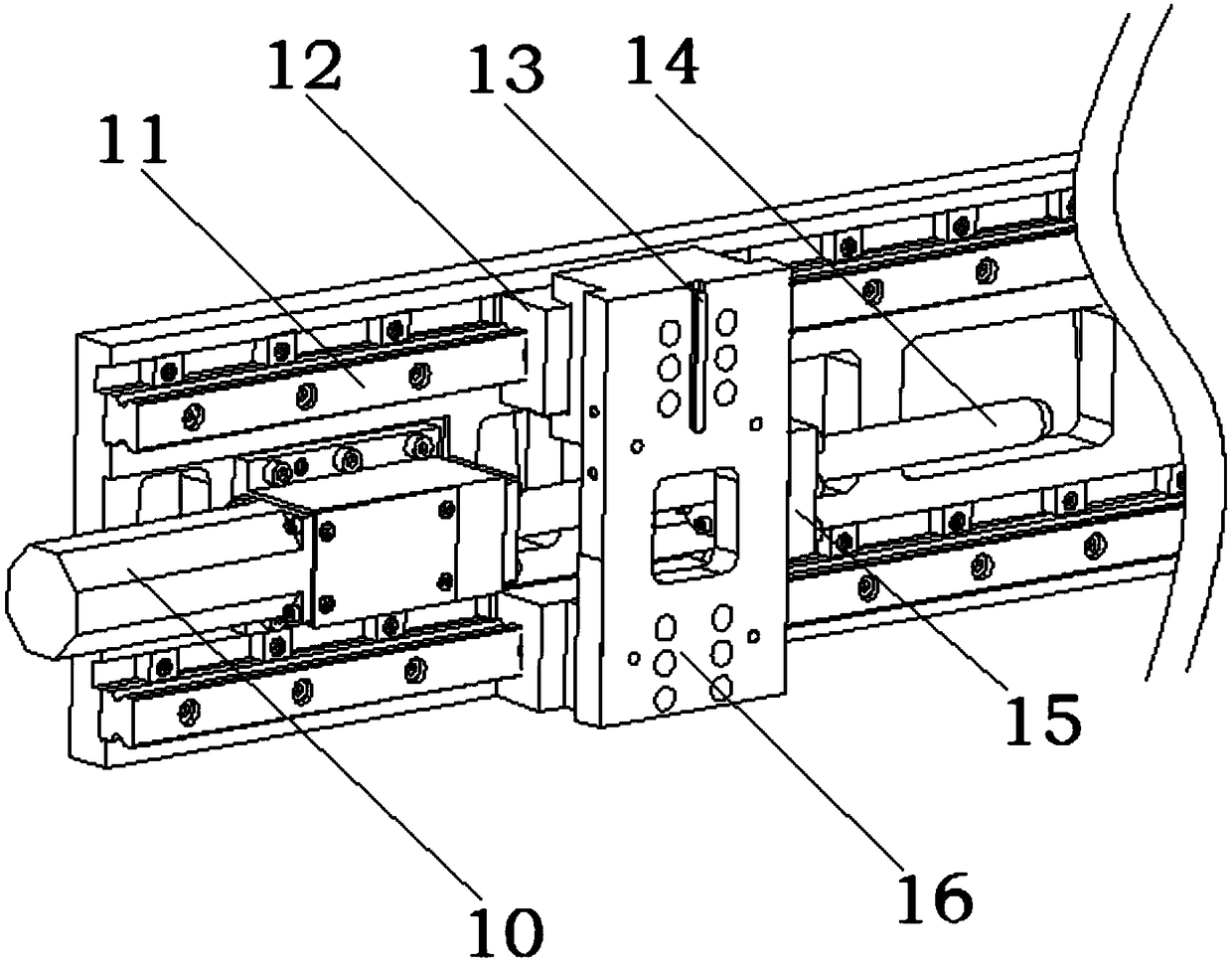 Fully-automatic non-contact rail contour detecting device