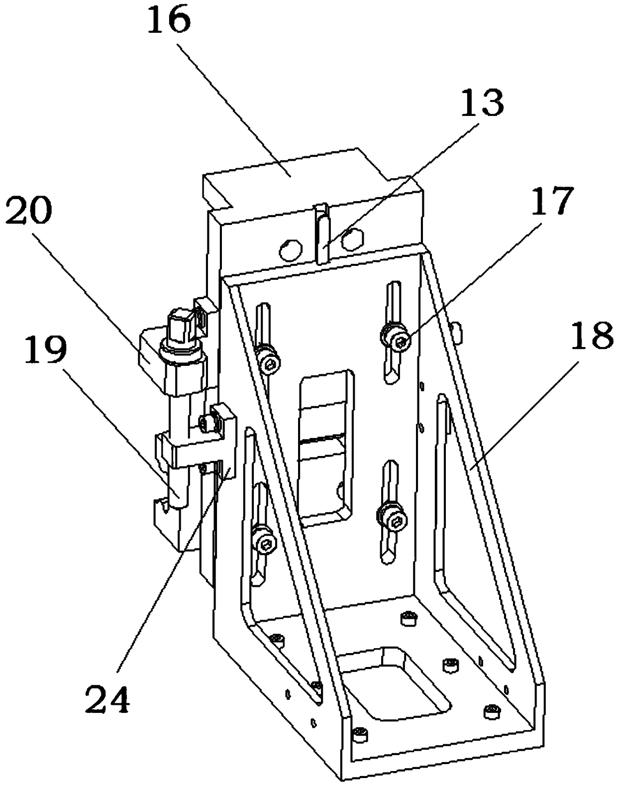 Fully-automatic non-contact rail contour detecting device