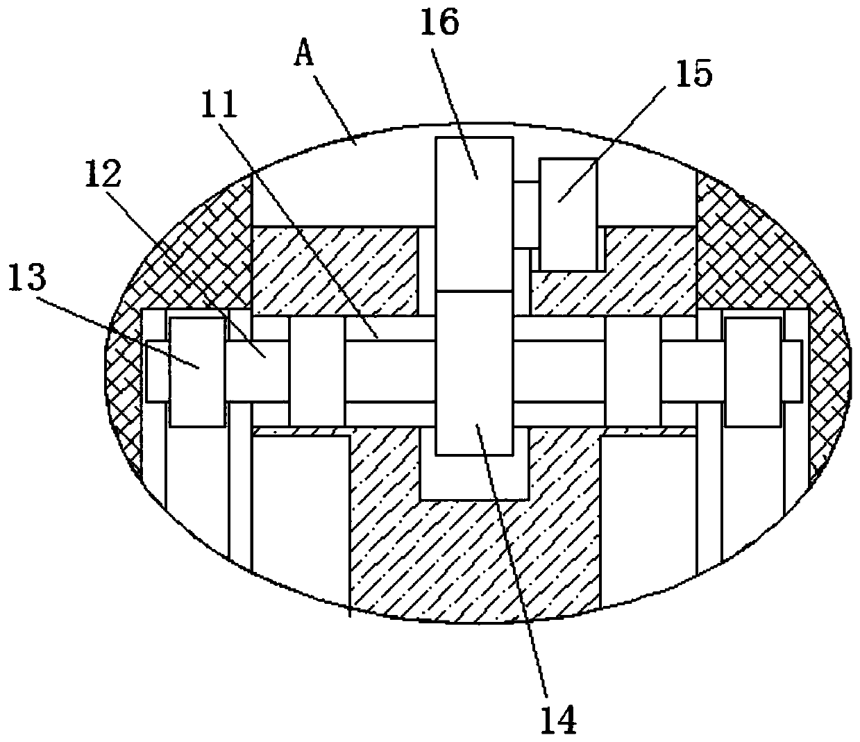 An action demonstration device for physical education teaching