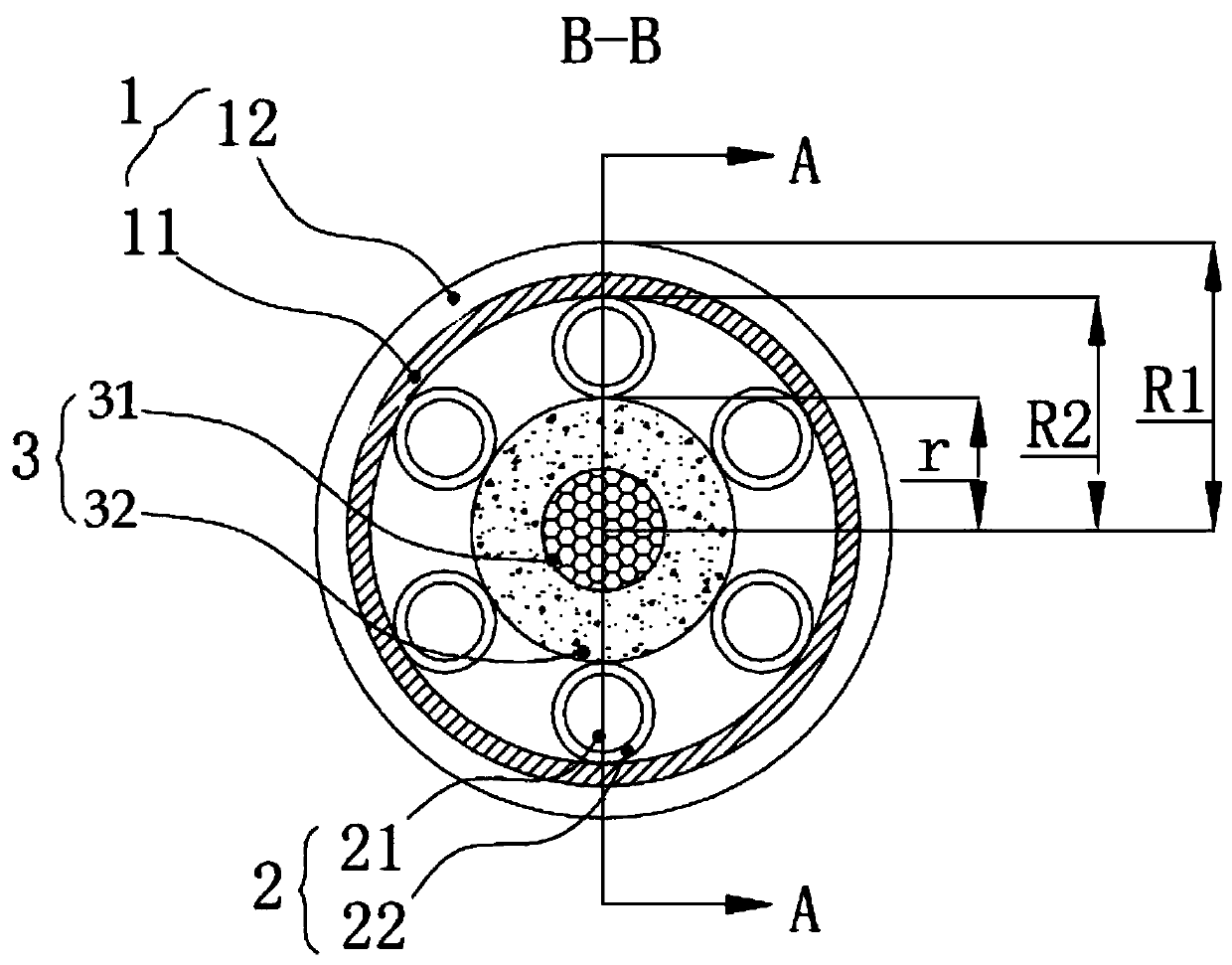 Special high-flexibility cable for robots and manufacturing process thereof