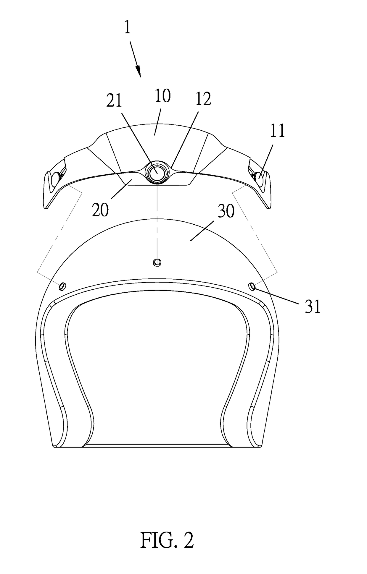 Structure for fixing riding recorder with helmet visor fastener
