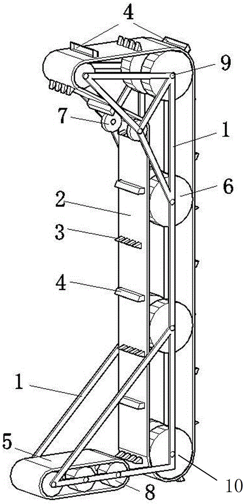 Continuous excavation method and device for underground continuous wall
