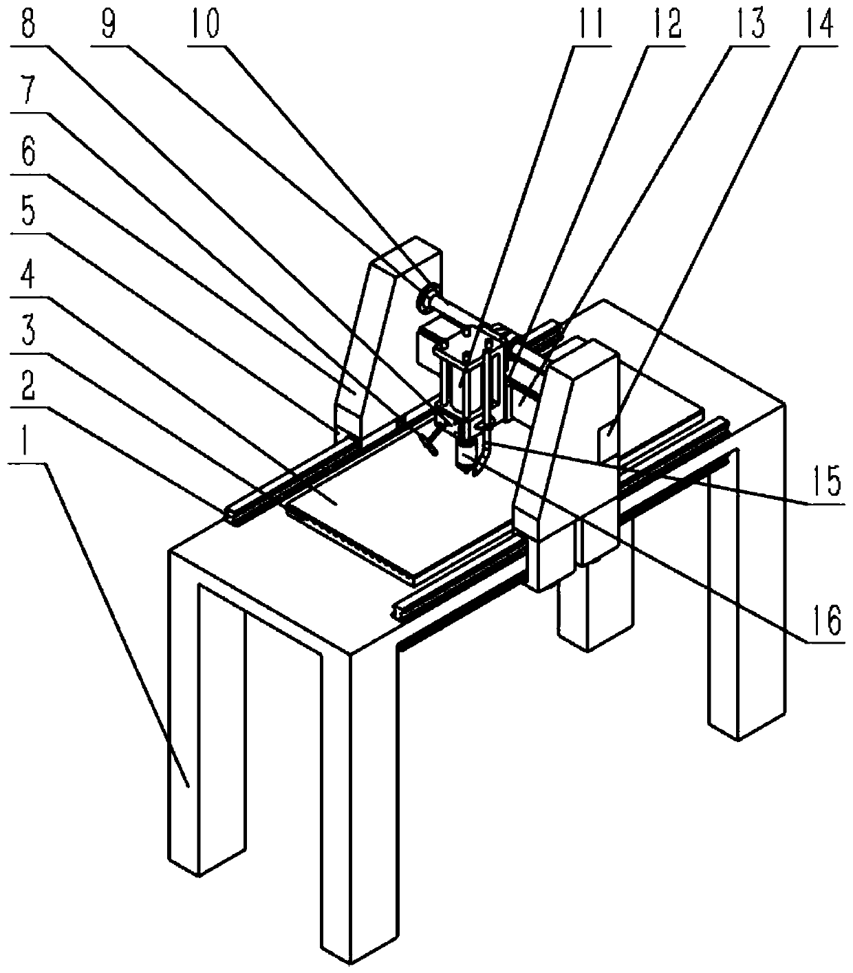 Temperature and pressure controllable diffusion experimental device