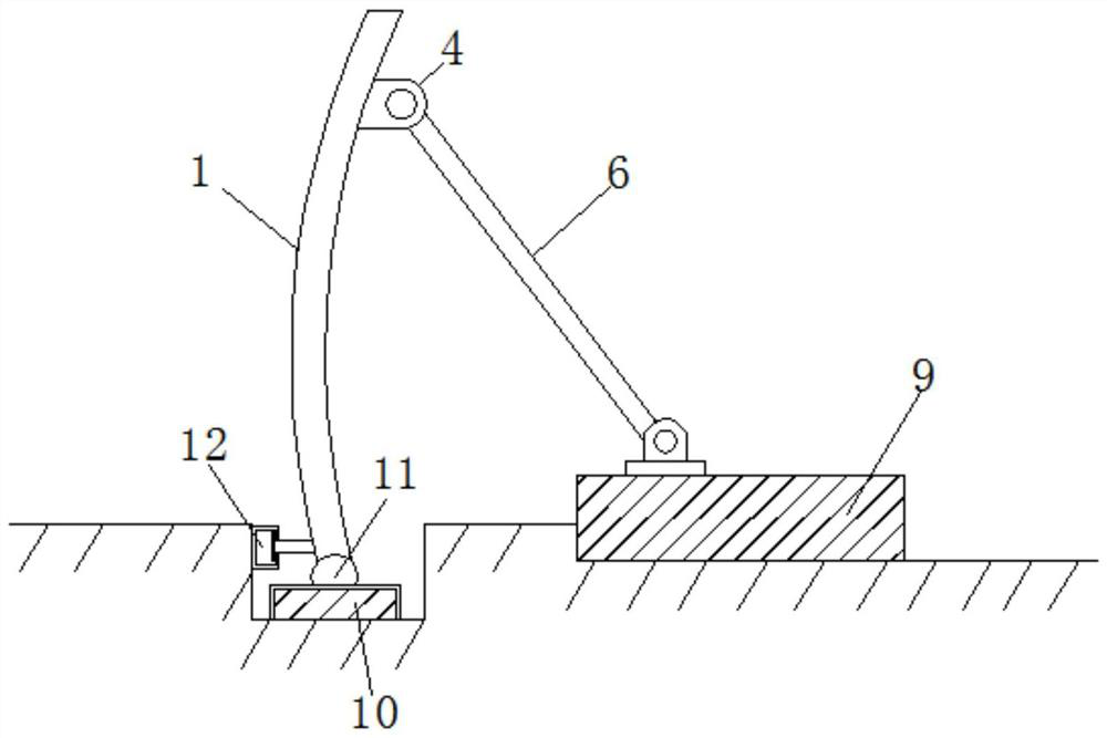 Gate with overturning function