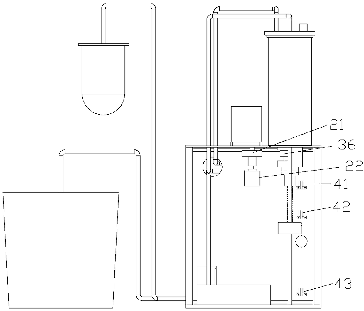 Device for preparing dissolution media