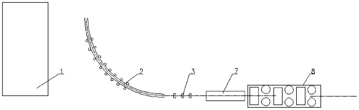 Long log direct-rolling casting blank thermal insulation device, production line and method