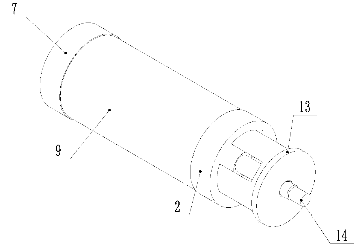 Gas buffering yawing-force-resistant hydraulic cylinder and yawing-force-resistant method thereof