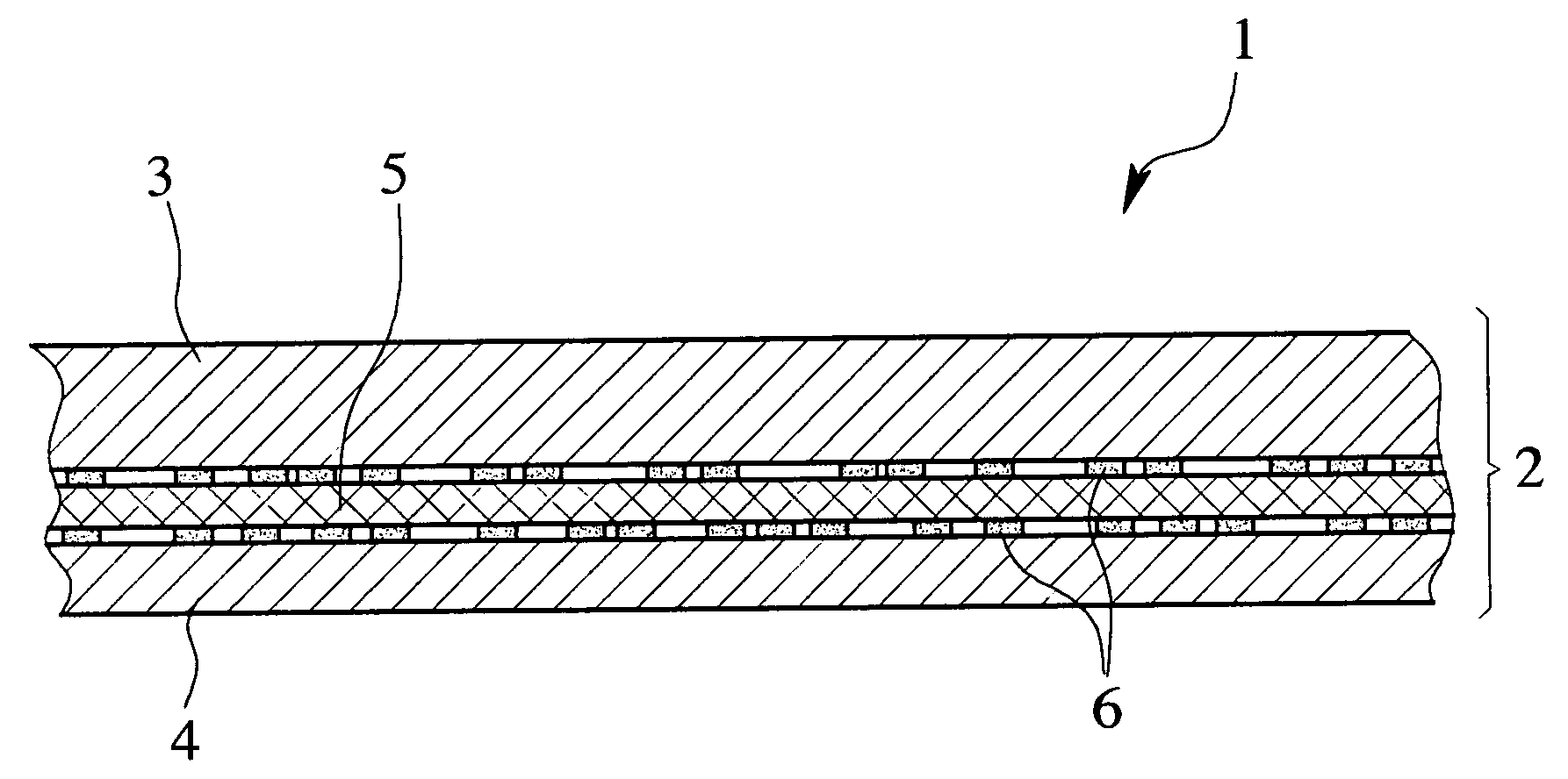 Adsorption filter material and its use