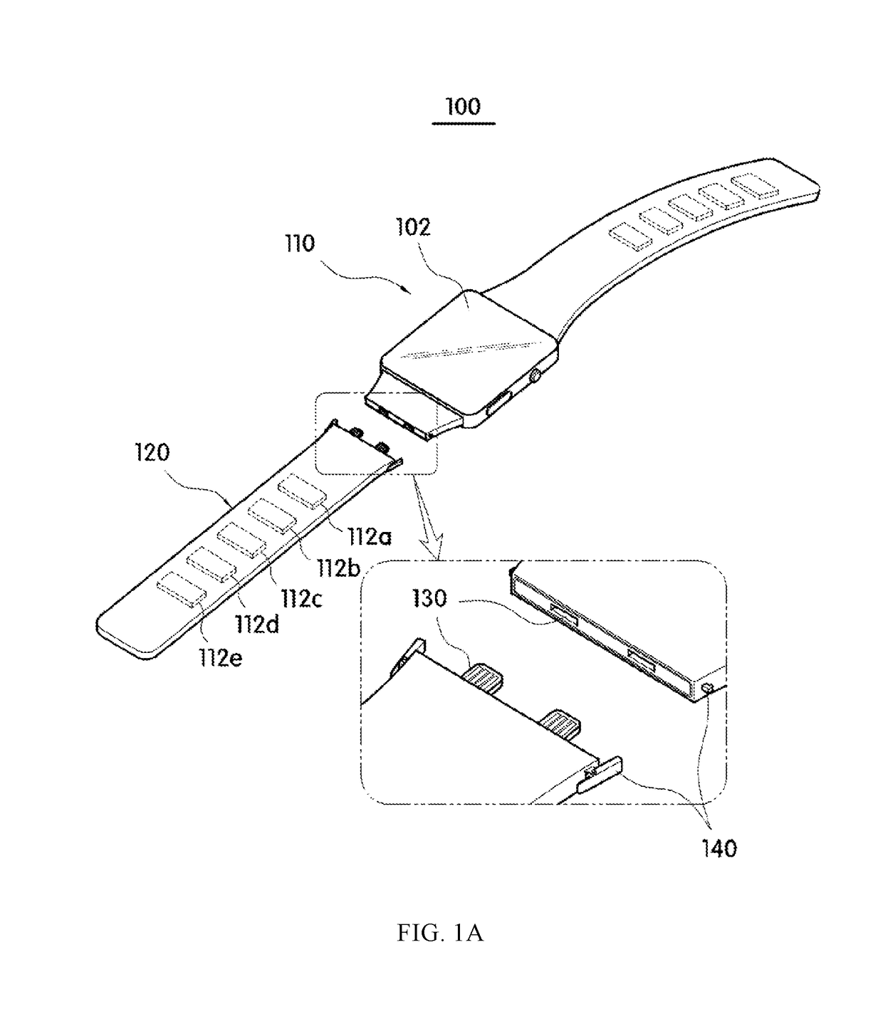 Wearable smart device having flexible semiconductor package mounted on a band