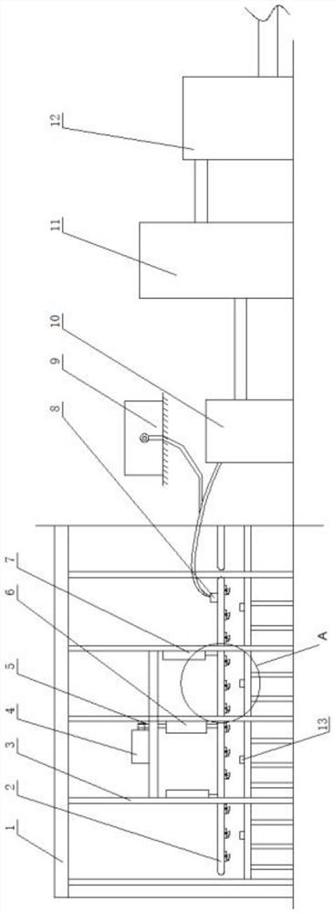 Spraying system capable of quickly reducing heat stress reaction of dairy cow