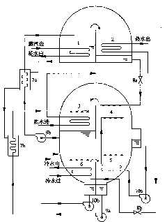 High-efficiency compact high-temperature absorption type heat pump unit