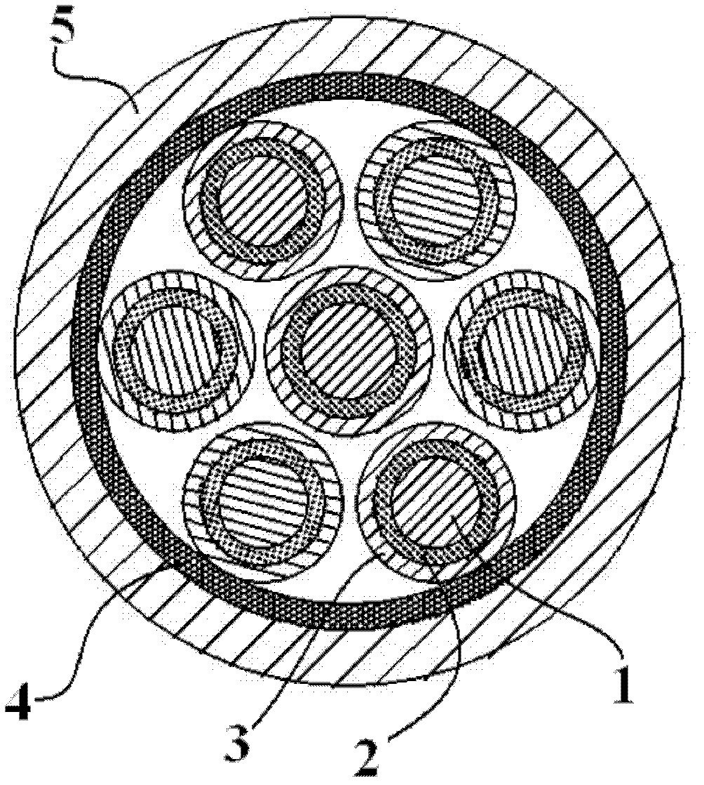 1E-level K3-type electric wire and cable for mouse-and-ant-proof nuclear power station