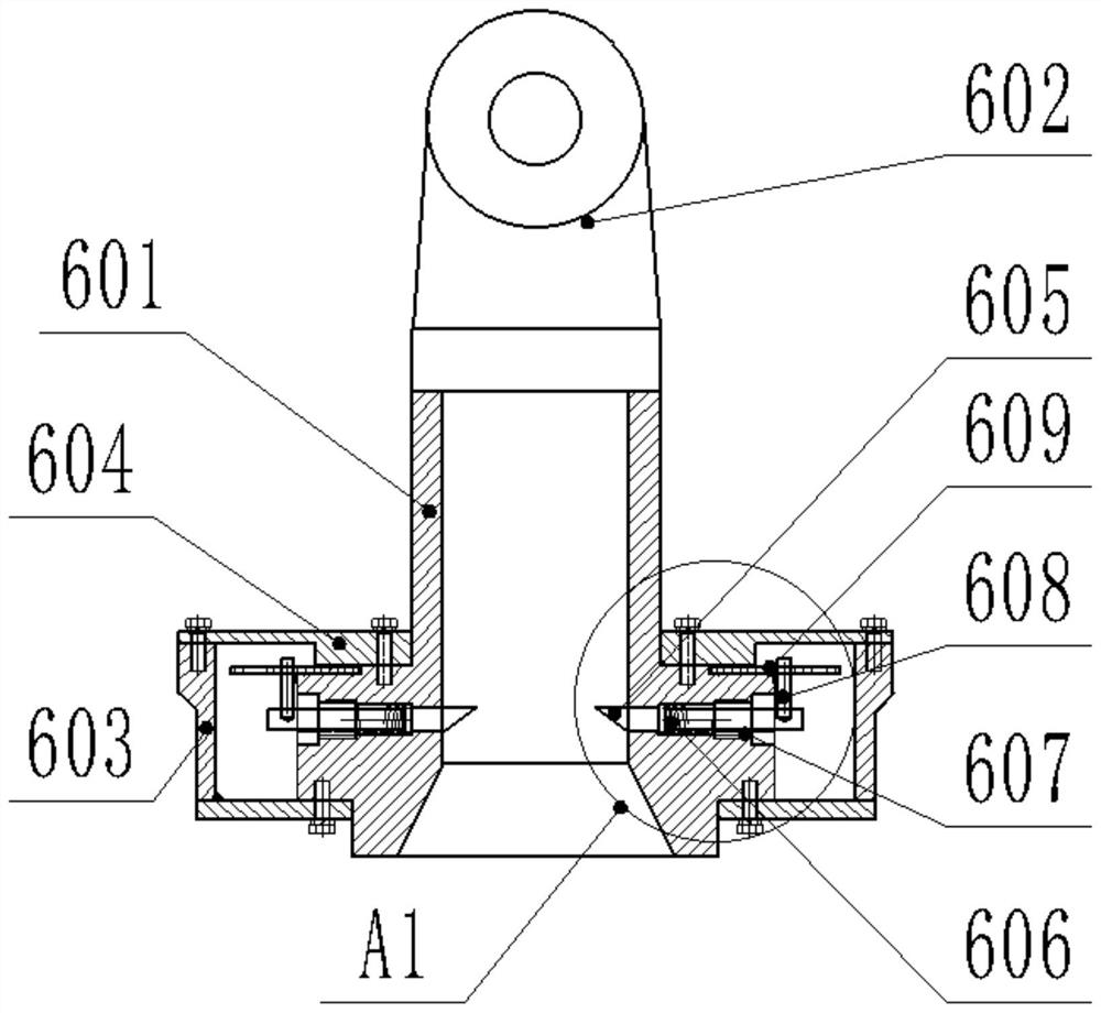 Full-automatic mechanical stoplog picking and placing machine