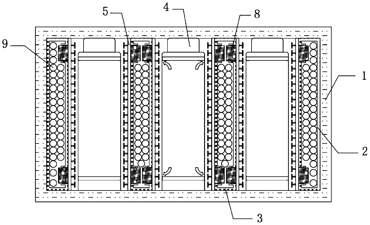 Electric vehicle with fireproof device