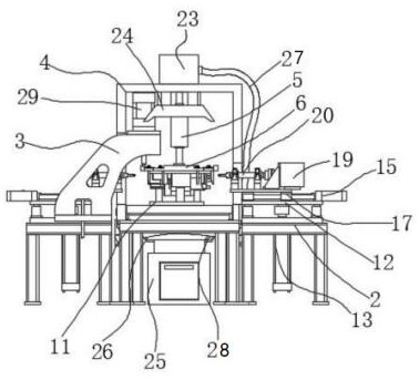 A new energy gearbox housing boring device