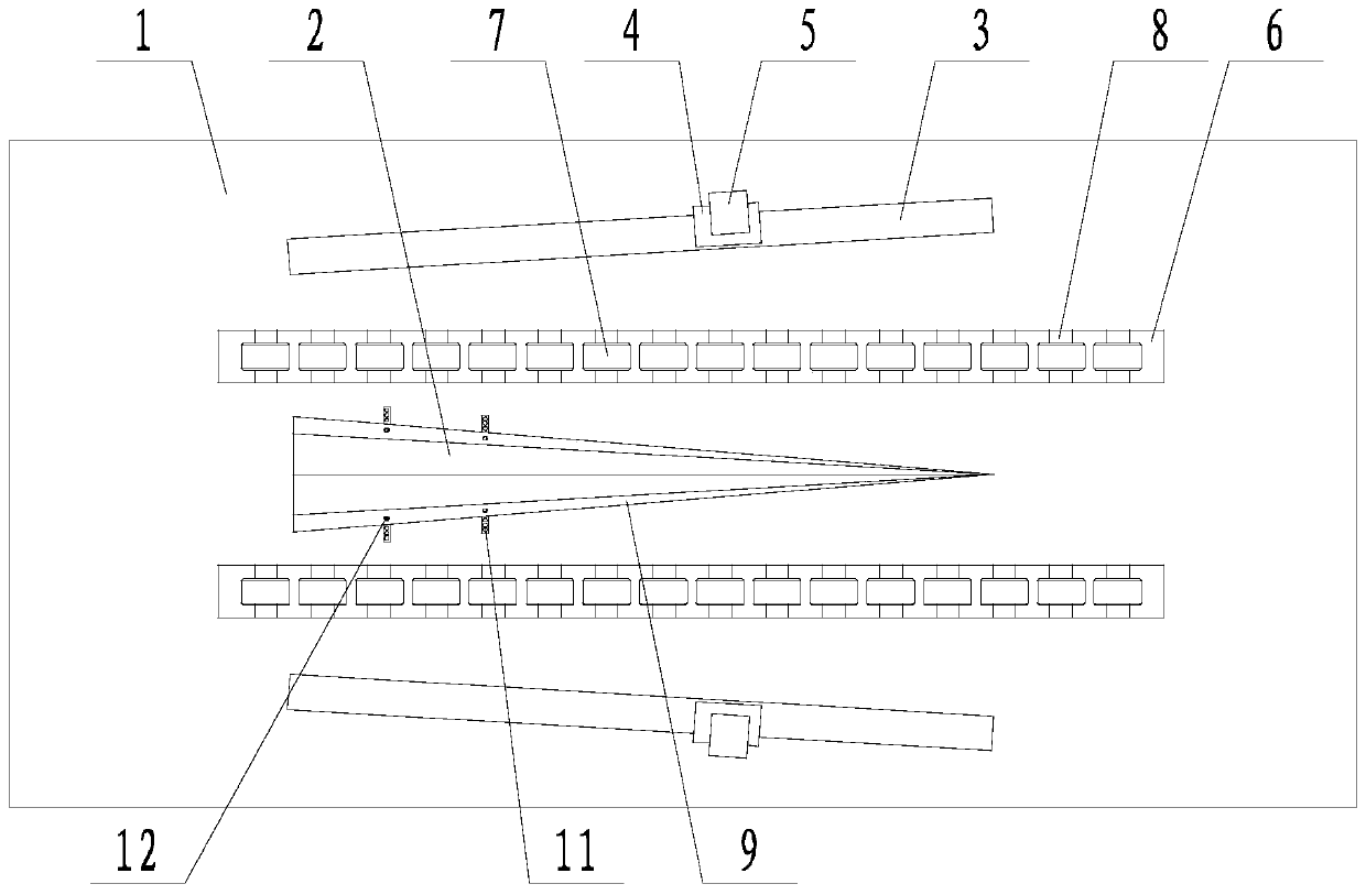 A medicine box automatic folding mechanism