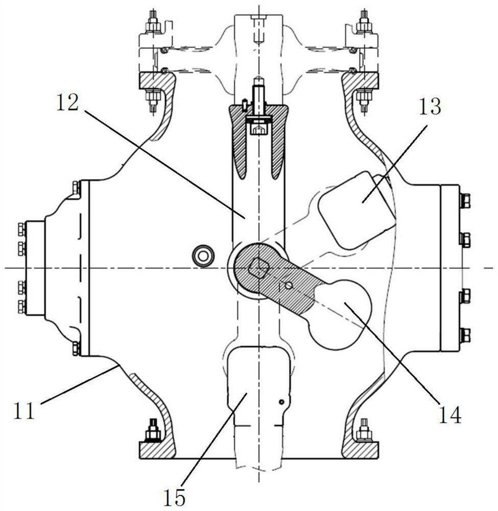 Isolation static contact and three-station isolation grounding switch