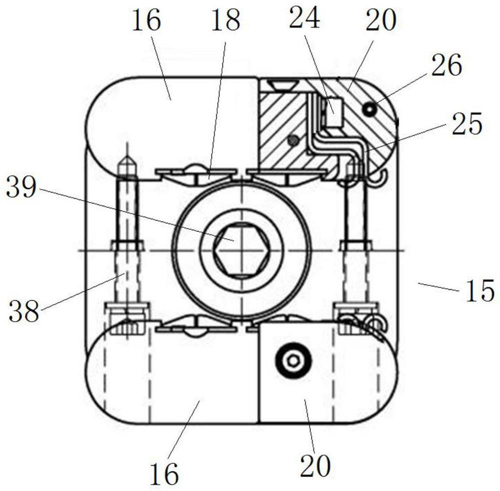 Isolation static contact and three-station isolation grounding switch