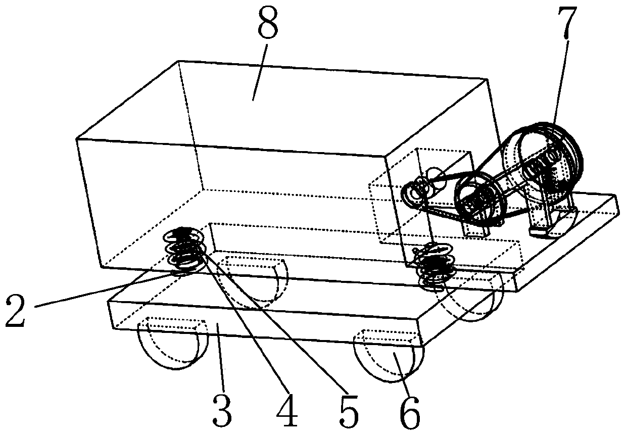 An anti-rollover device used on agricultural machinery based on hydraulic adjustment