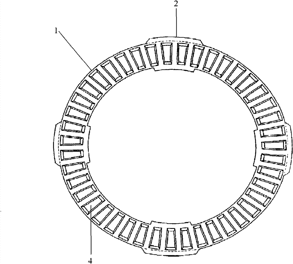 Powder metallurgy automobile ABS speed sensing disk and method for preparing same