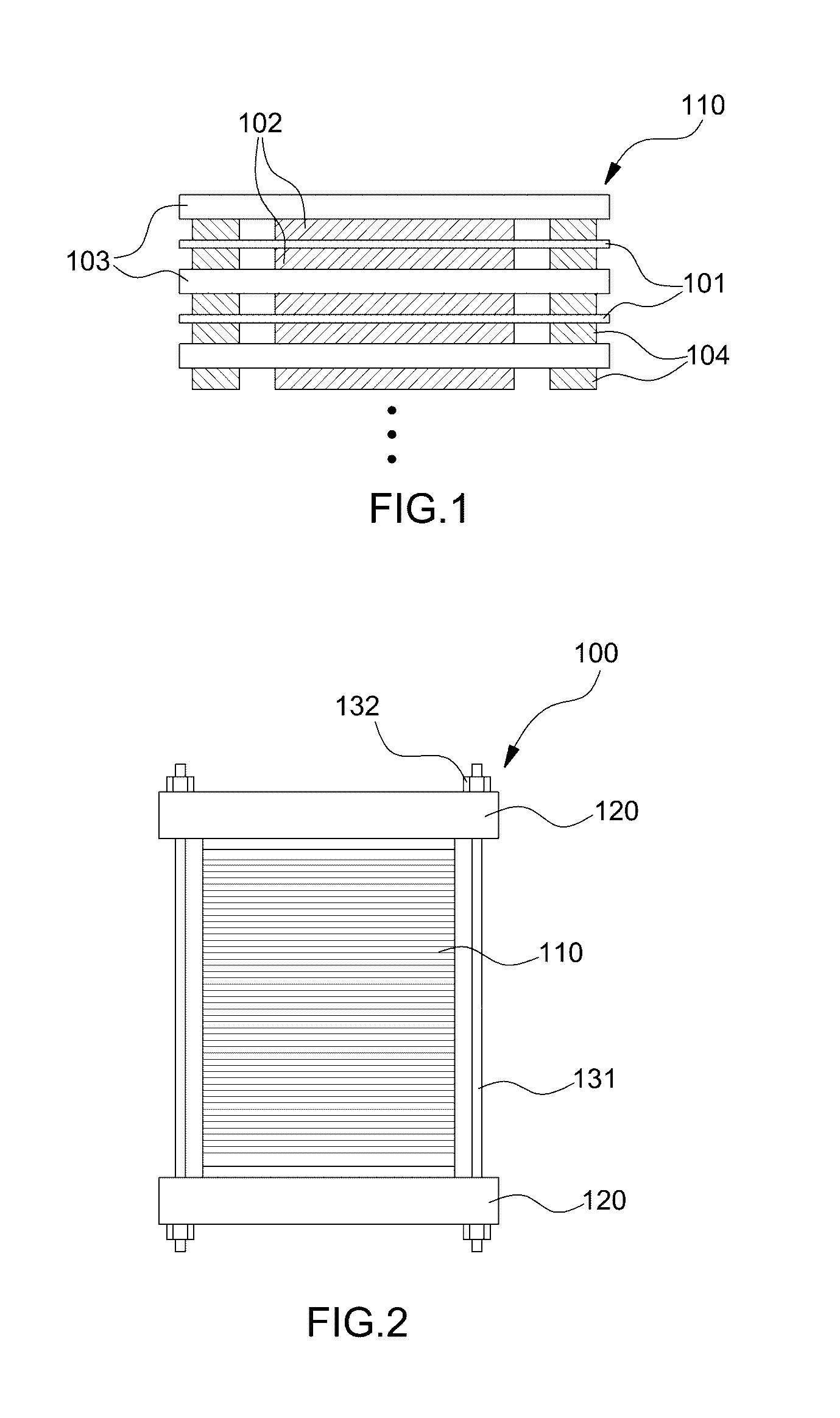 Structure for mounting fuel cell stack