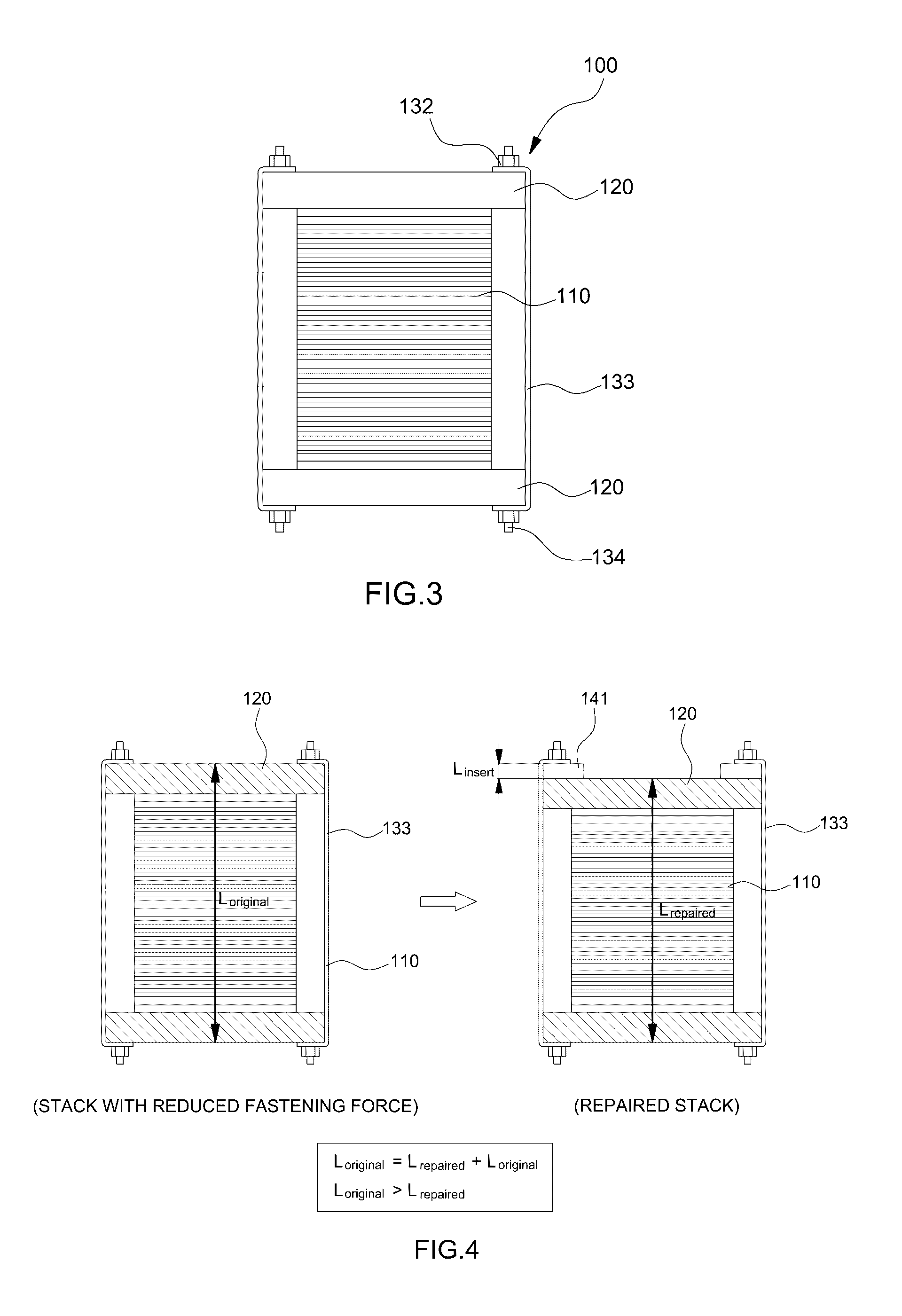 Structure for mounting fuel cell stack