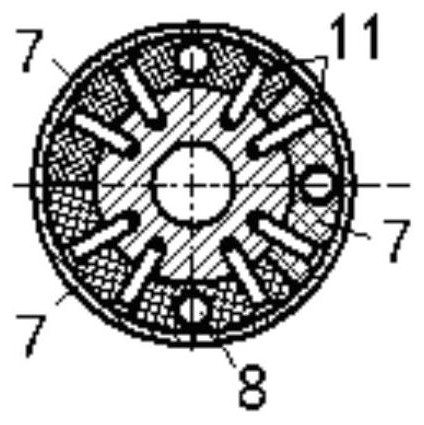 Sealing insulation structure for underground high-current female joint