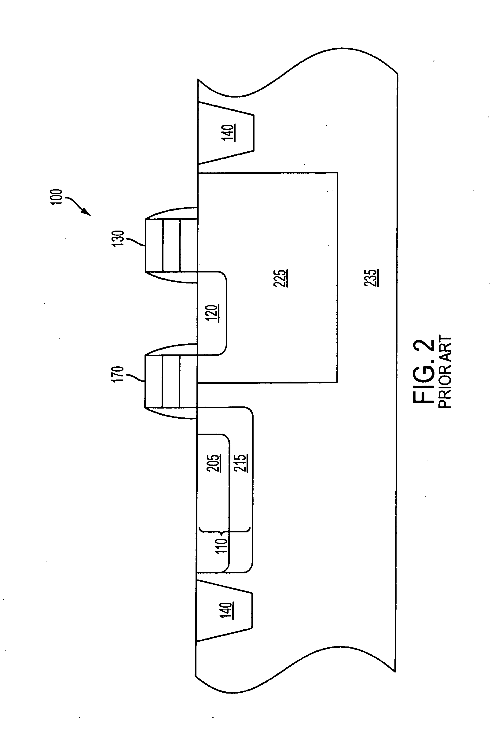 Elevated pocket pixels, imaging devices and systems including the same and method of forming the same
