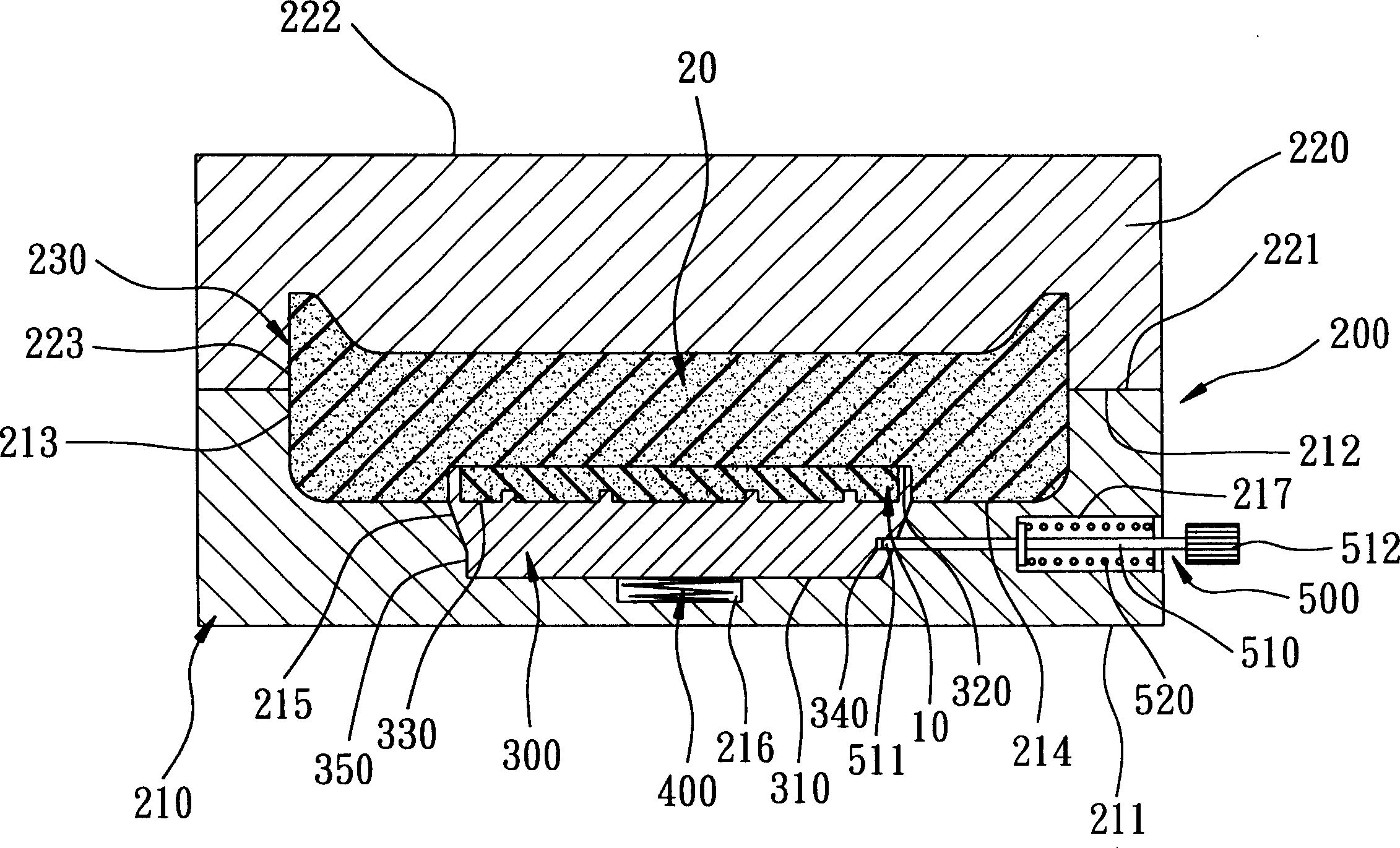 Molding method and mold for shoe sole of foamed colored ethylene-vinyl acetate copolymer