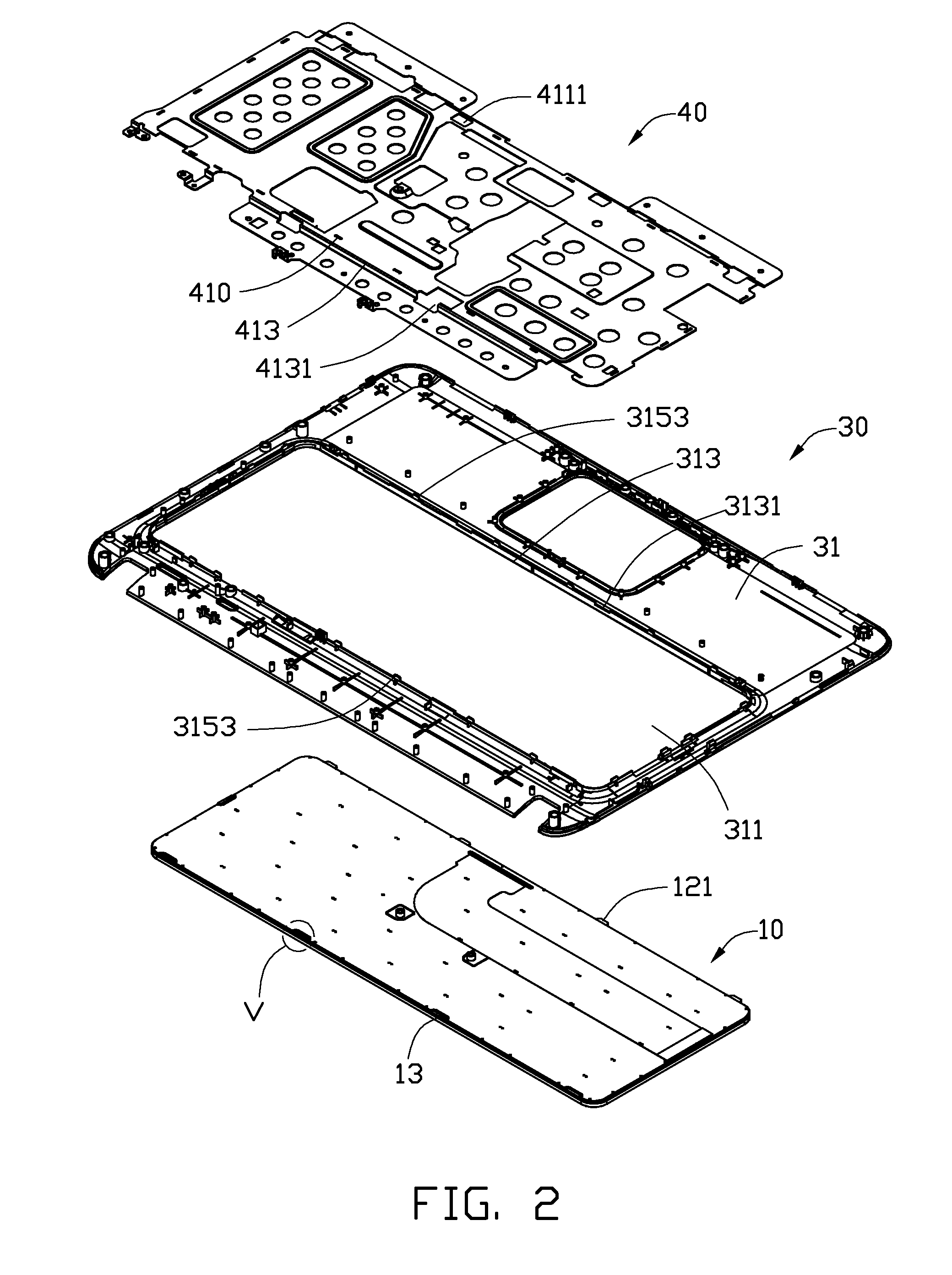 Mounting apparatus for computer keyboard