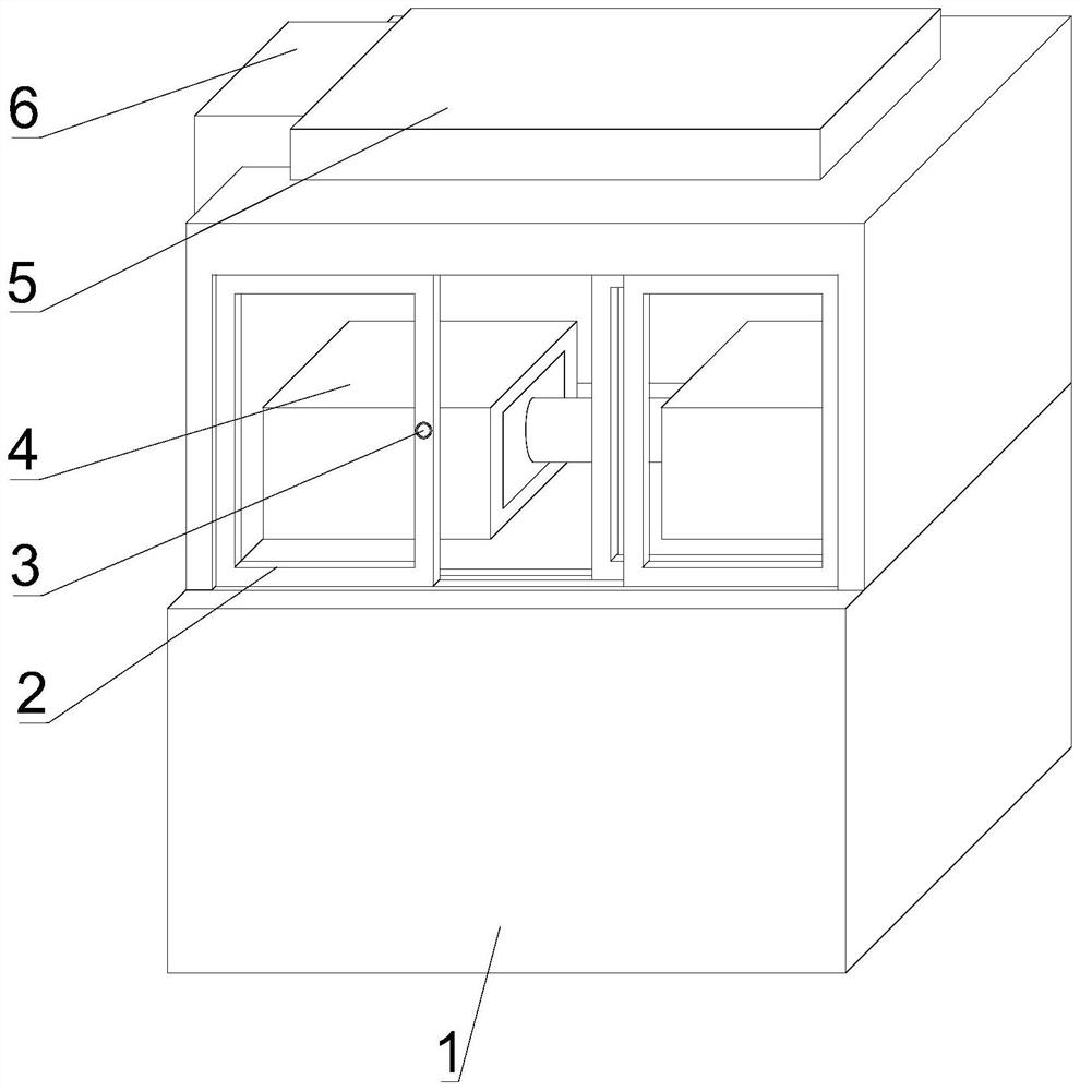 Protective cover structure for machining equipment