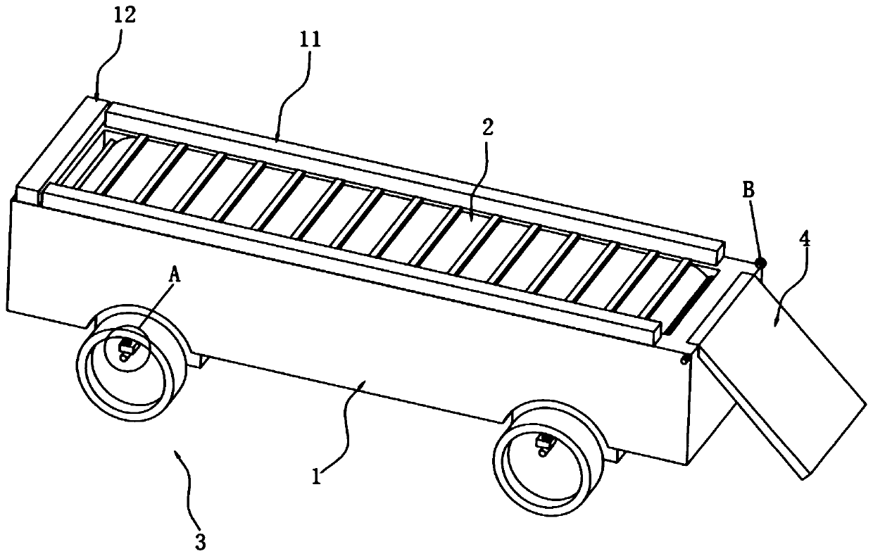 Excavator auxiliary walking device