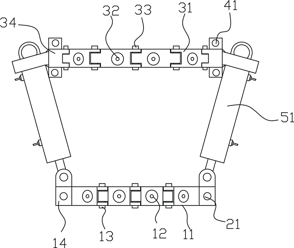 Pile head crushing device