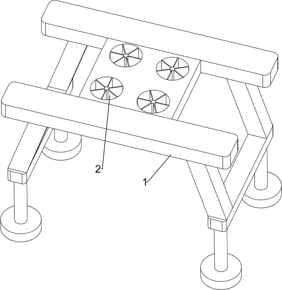 Apple slicing device for dried apple processing