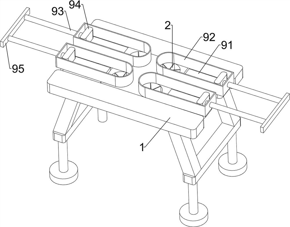 Apple slicing device for dried apple processing