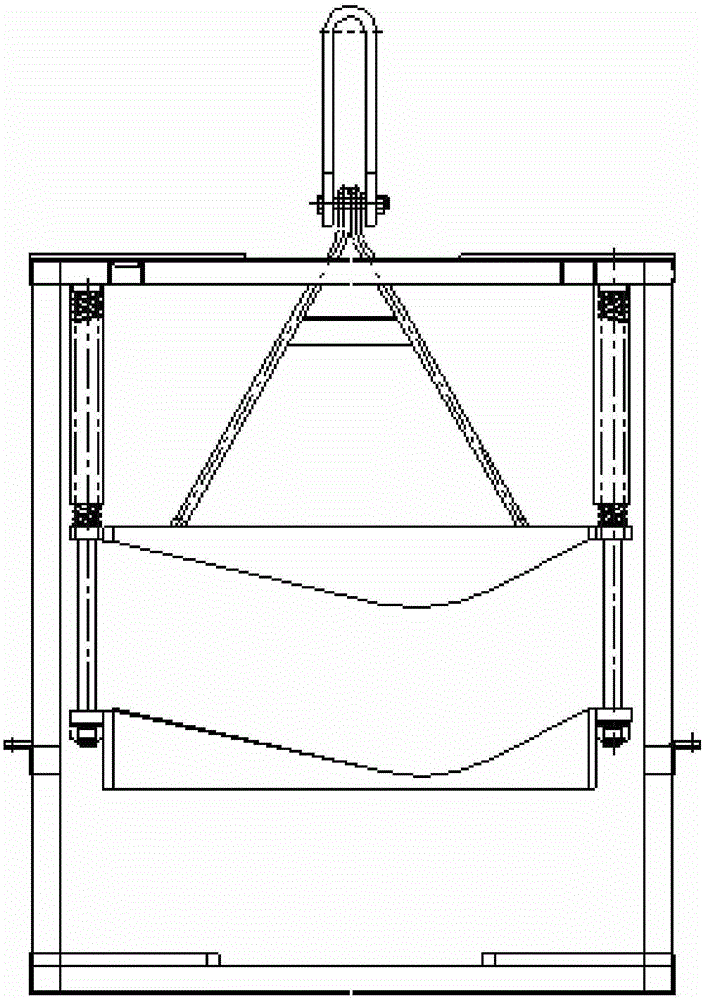 Molded sheet metal part quenching and clamping device