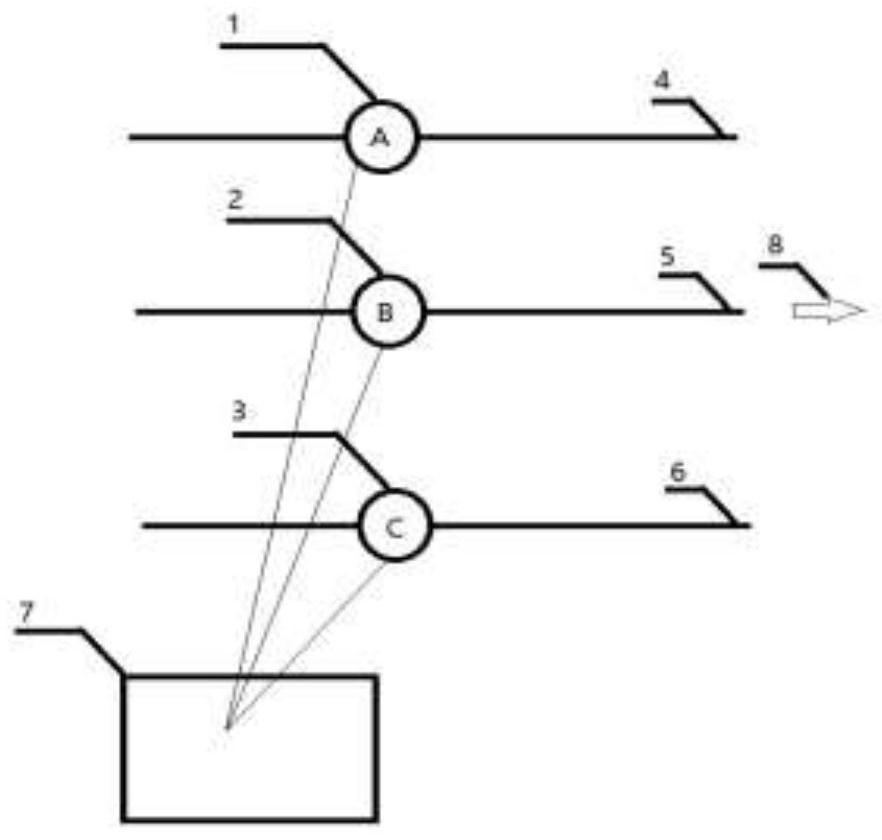 Phase sequence self-adaption method based on transient wave recording type fault indicator
