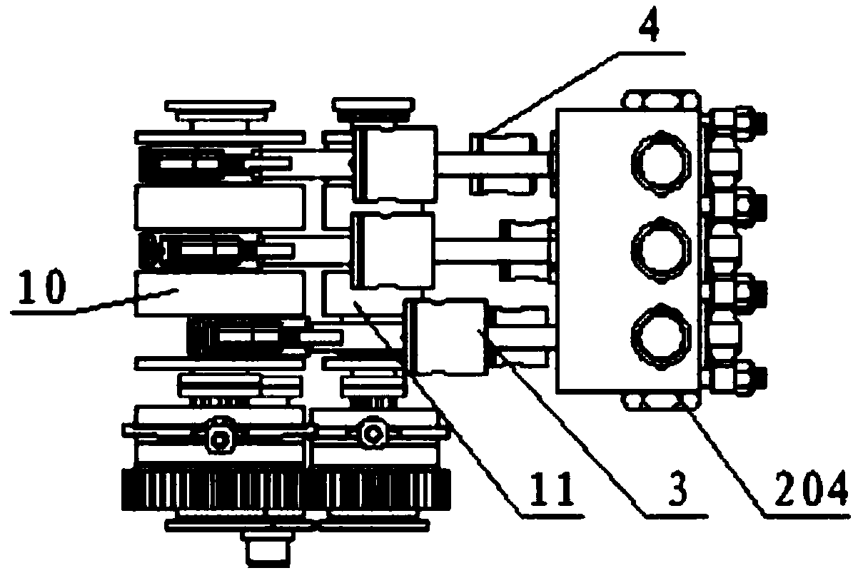 A large and small double crankshaft multi-displacement reciprocating pump