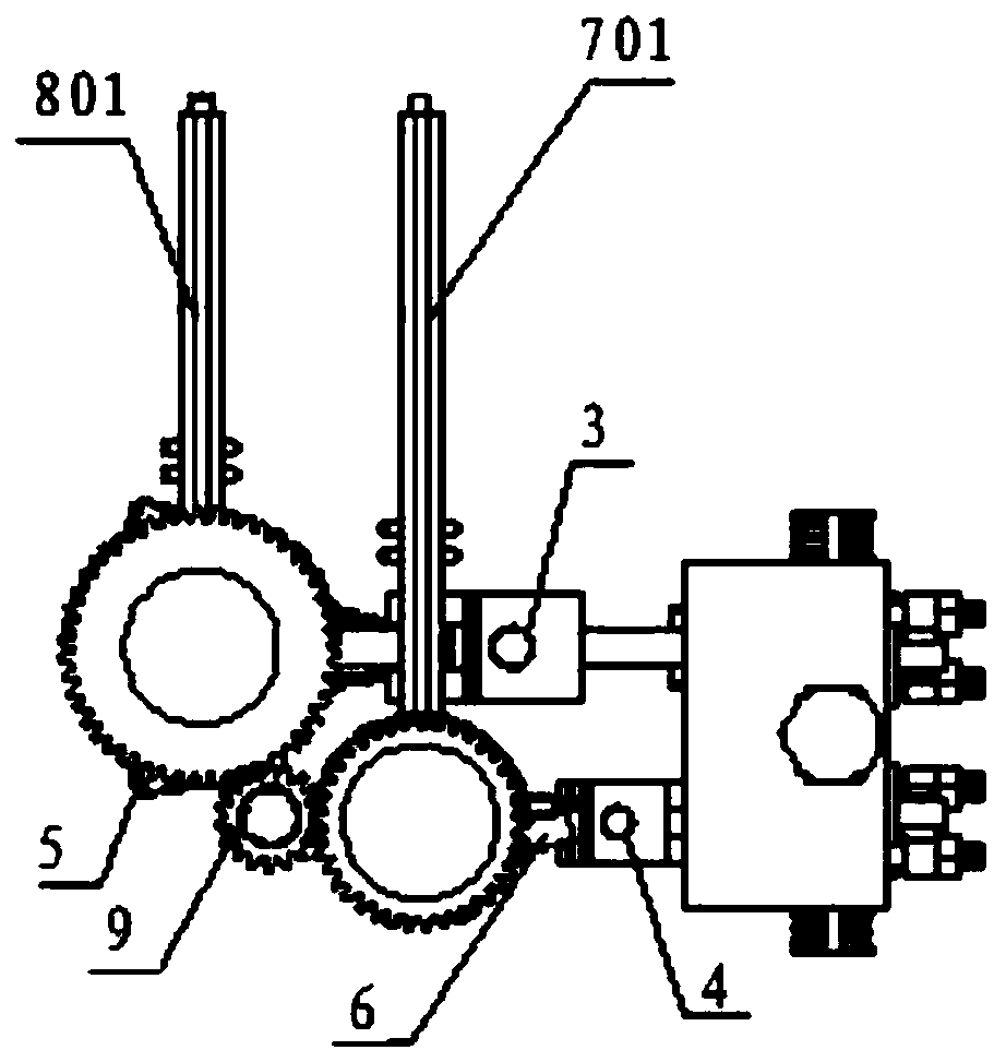 A large and small double crankshaft multi-displacement reciprocating pump