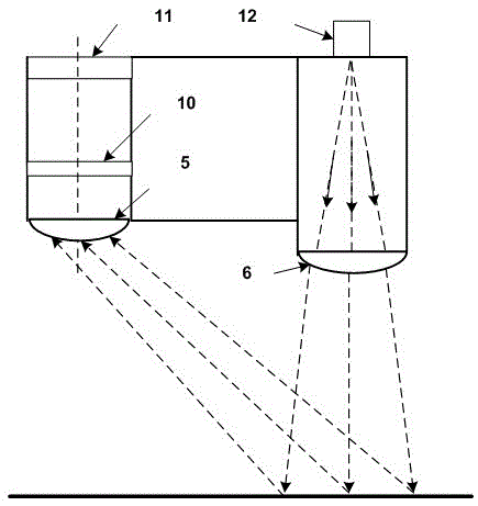 An active light source type crop canopy reflection spectrum measuring device and method thereof