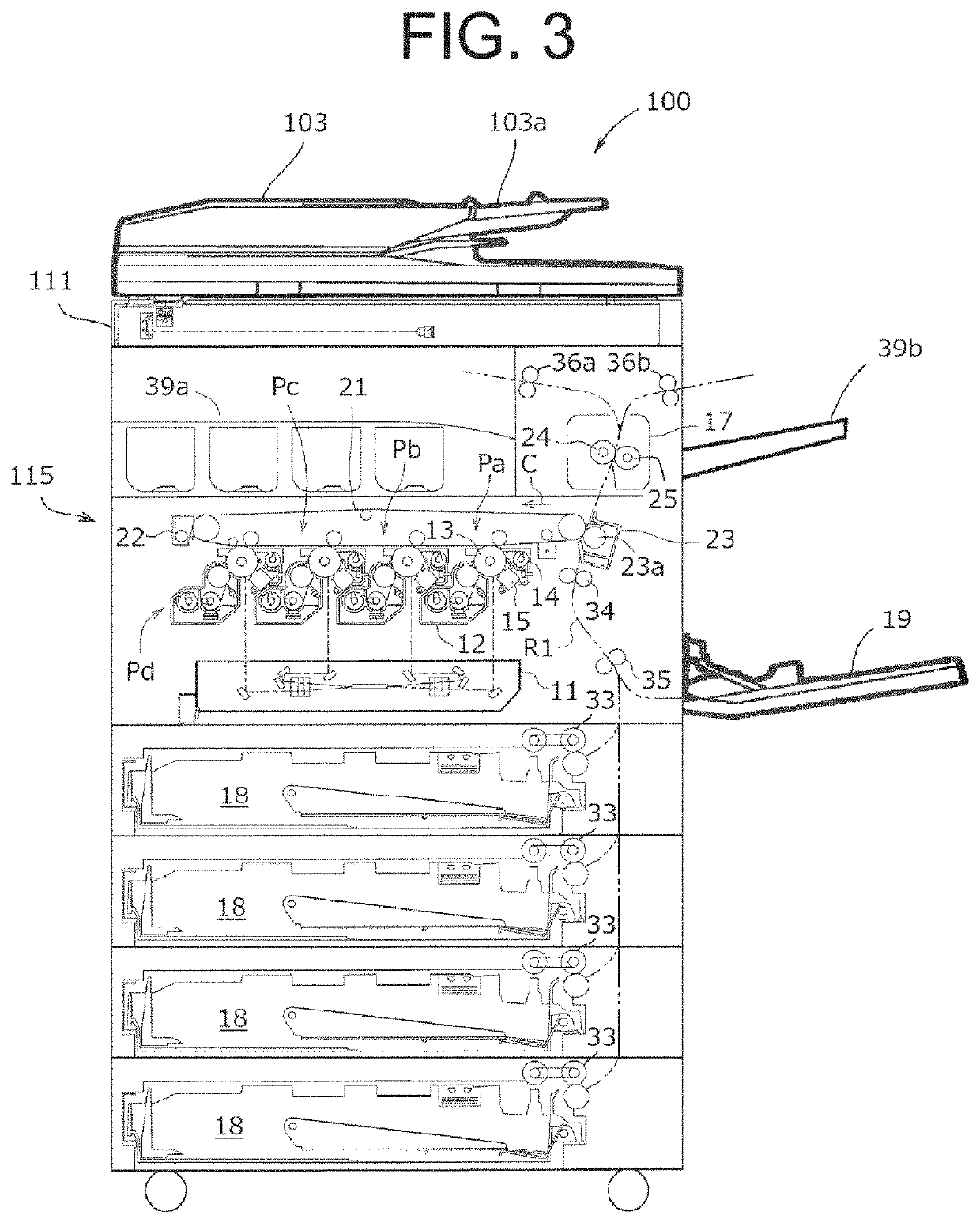 Image forming apparatus including job end notification function and control method thereof