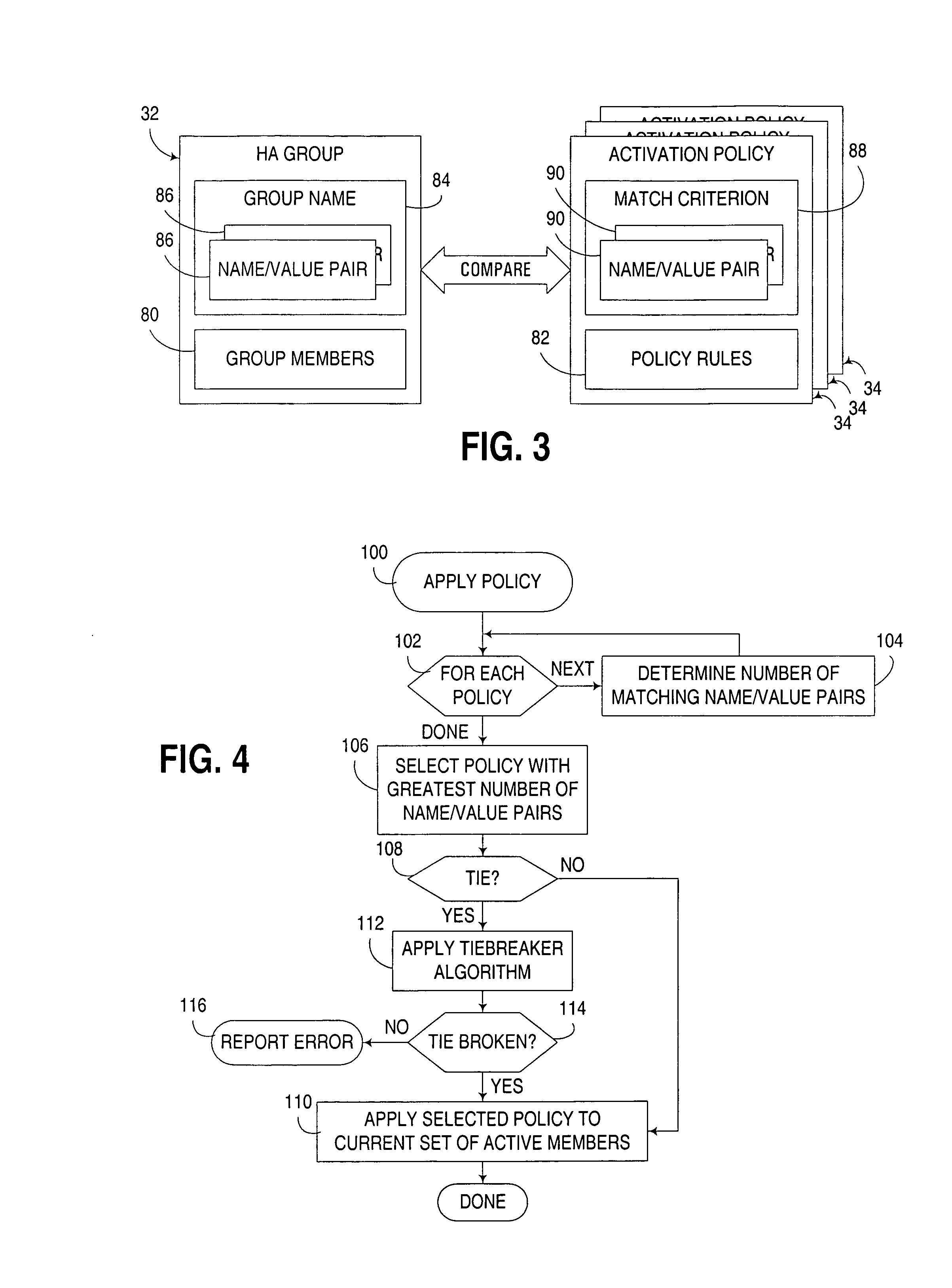 Application of attribute-set policies to managed resources in a distributed computing system