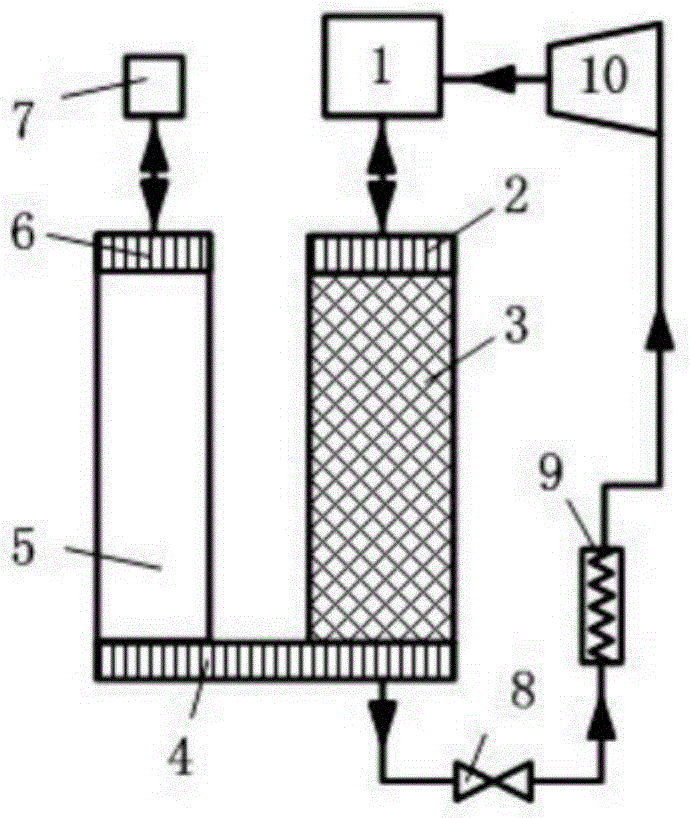 JT throttling refrigerating machine gas coupled with regenerative refrigerating machine