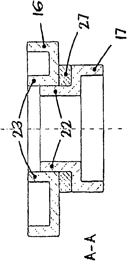 Assembled wheel guiding system arm