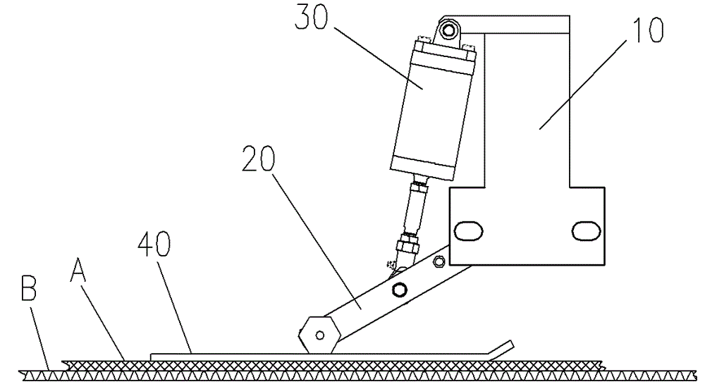 Pressing plate mechanism