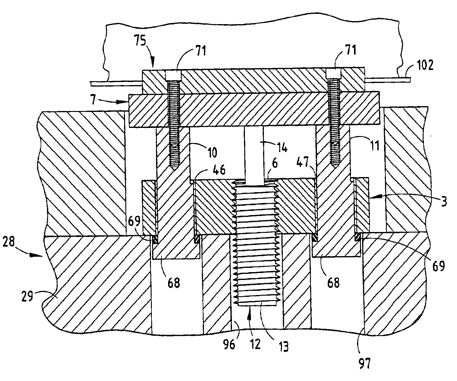 Stock lifter for metal forming dies and method for making the same
