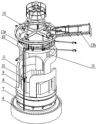 Pressurized-water nuclear reactor structure