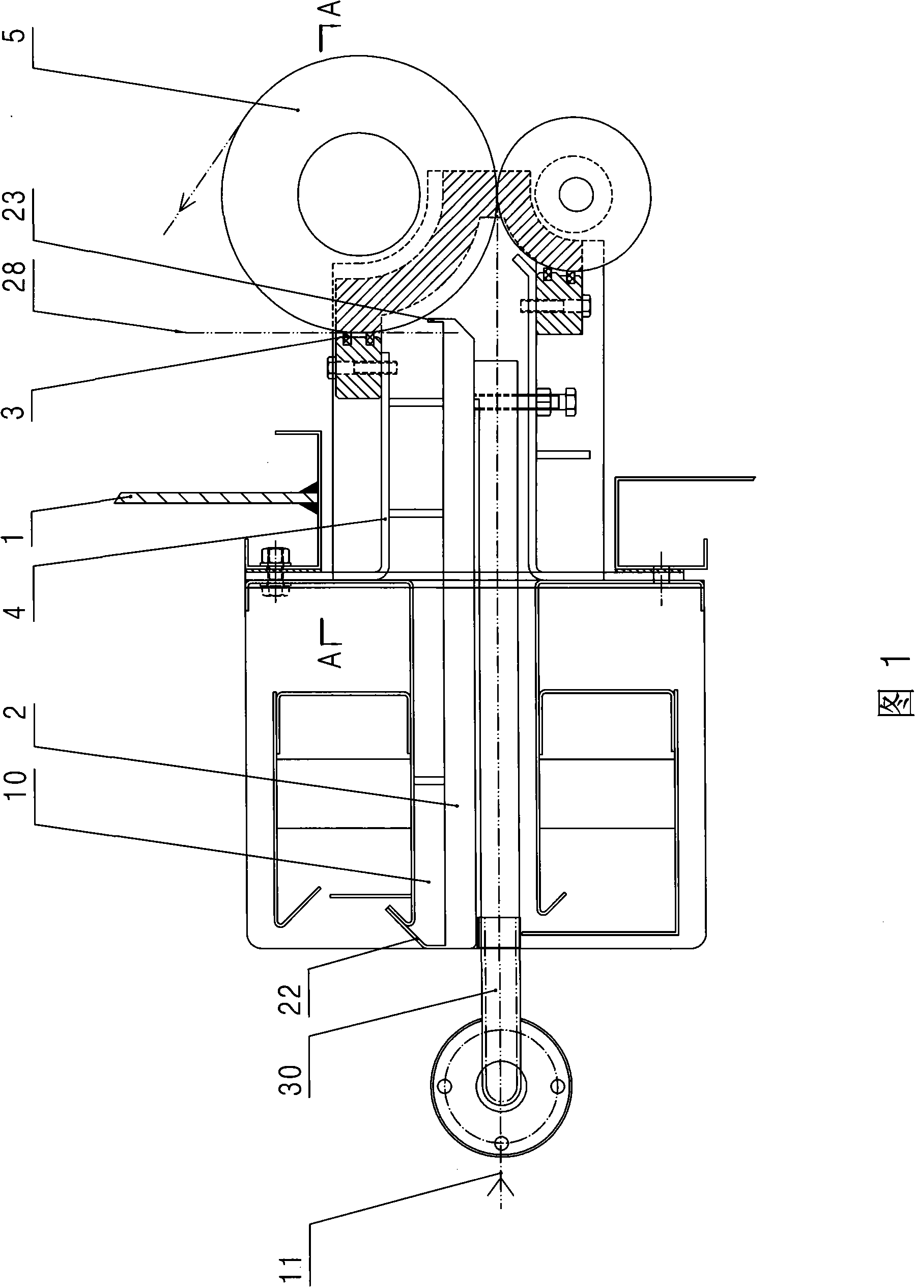 Steam chamber cloth feeding port dripping-proof device