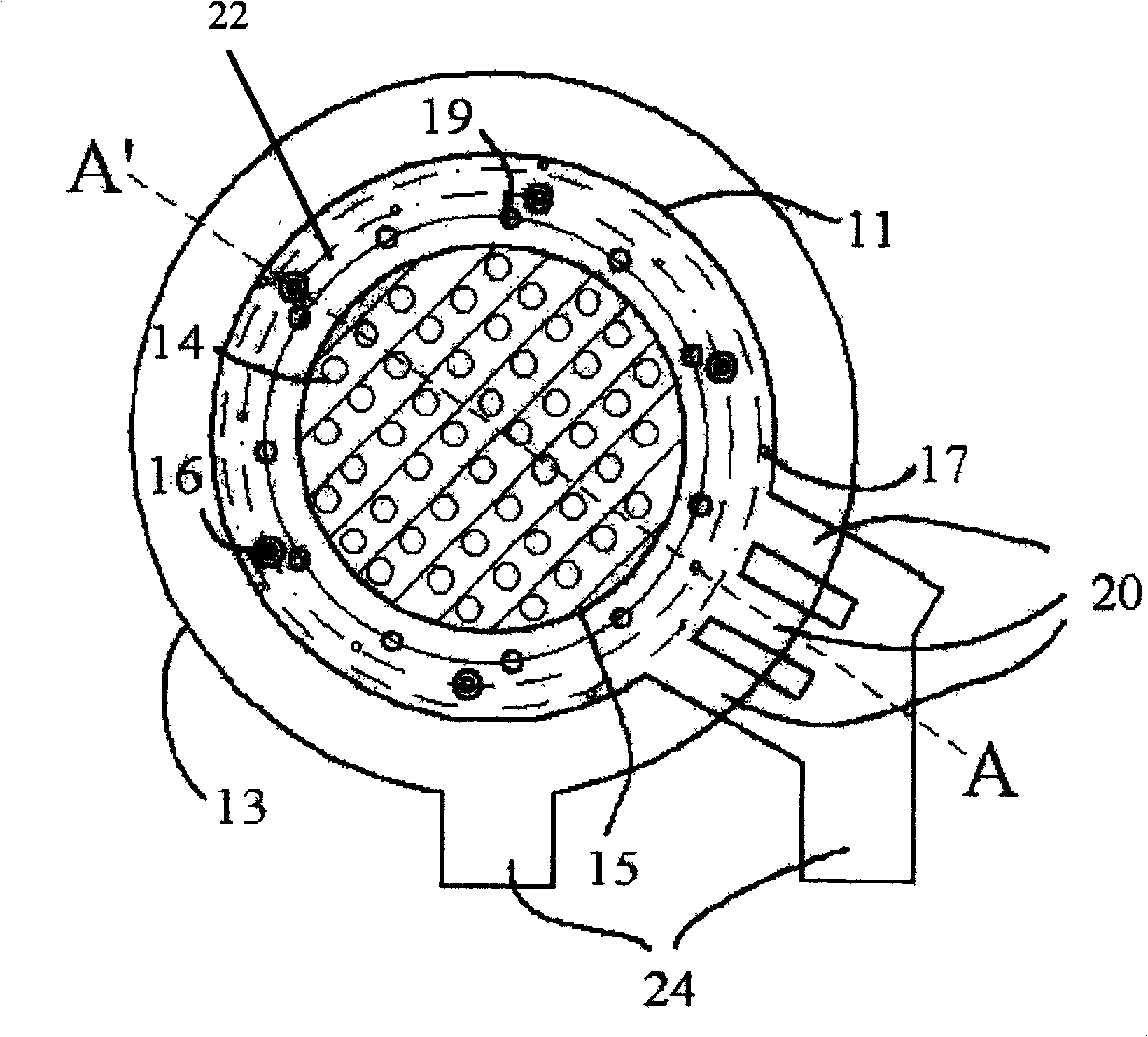 Capacitance type sound sensor in micro mechanical and electrical structure